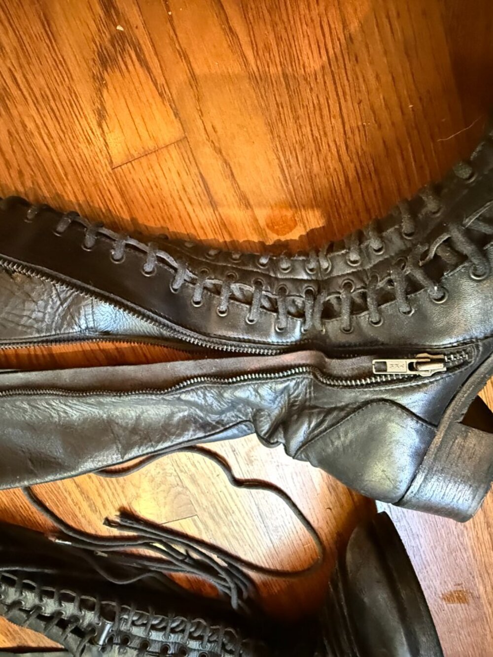 Ann Demeulemeester Triple Lace Boots FY08 - Picture 9 of 16
